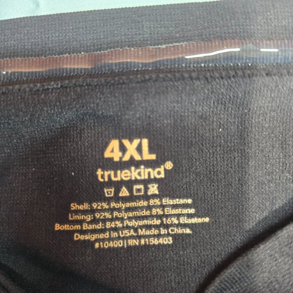 NEW Truekind 4XL Convertible Strapless Bandeau Bra NWT Wireless Anti-slip (PP-2) - Picture 4 of 8